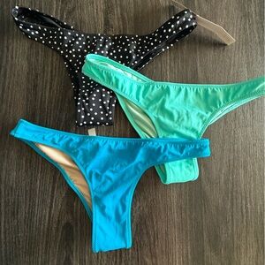 Victoria's Secret Bundle of 3 Bikini Bottoms